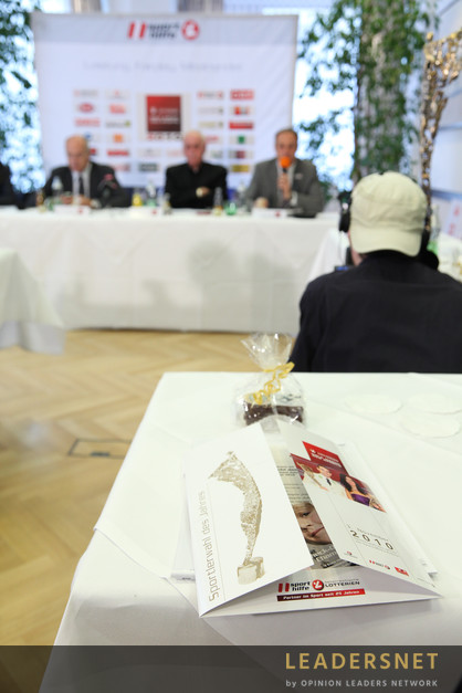 Pressekonferenz der bevorstehenden LOTTERIEN-GALA „Nacht des Sports 2010“