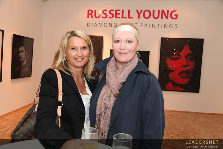 RUSSELL YOUNG DIAMOND DUST PAINTINGS