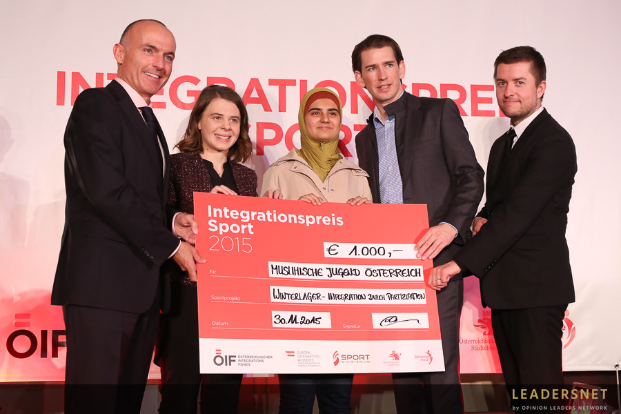 Verleihung Integrationspreis Sport 2015