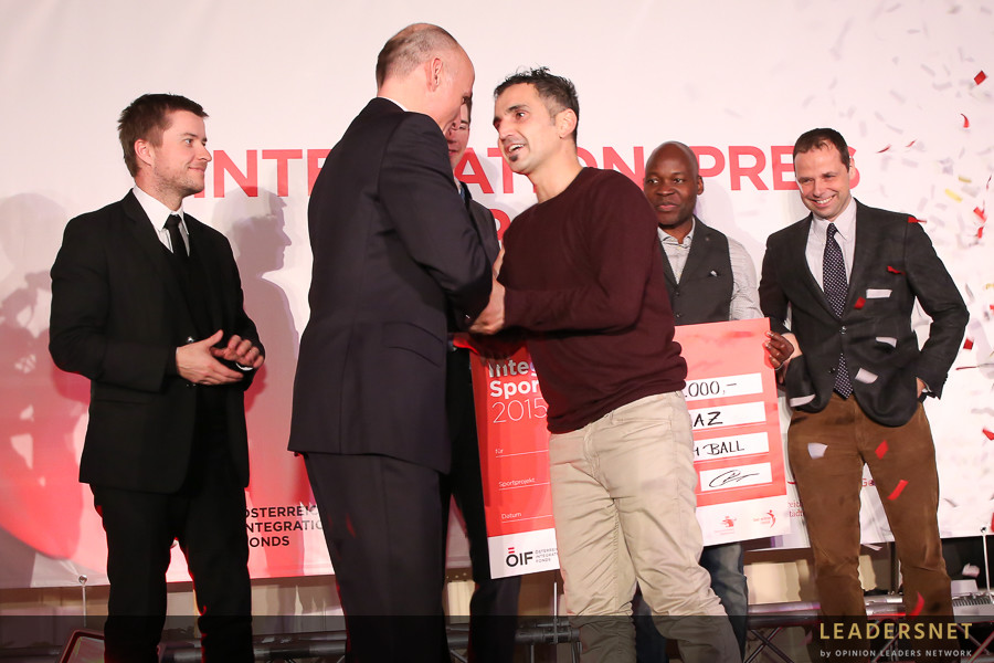 Verleihung Integrationspreis Sport 2015
