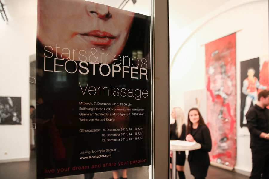 Leo Stopers "stars & friends" Vernissage