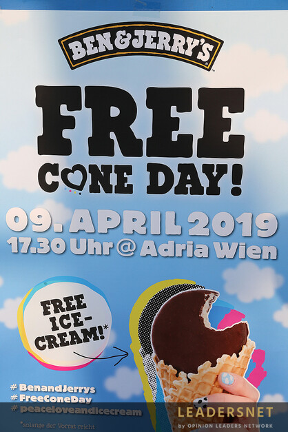 Ben & Jerry’s Free Cone Day in Wien