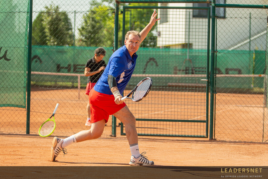 SÜBA Tennismatch Barbara Schett und Heinz Fletzberger