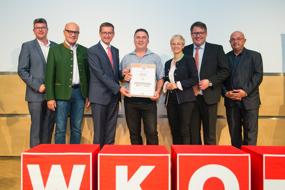 WKO Tourismus - Unternehmerbriefverleihung & Ehrung Berufsjubilare