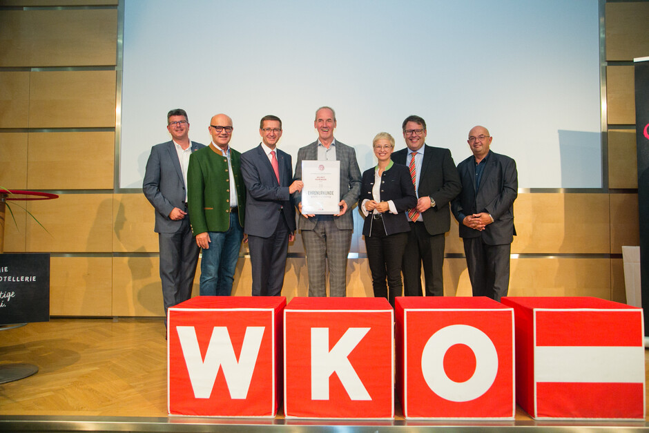 WKO Tourismus - Unternehmerbriefverleihung & Ehrung Berufsjubilare