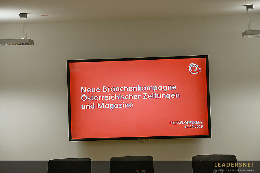 Präsentation der Branchenkampagne Österreichischer Zeitungen und Magazine