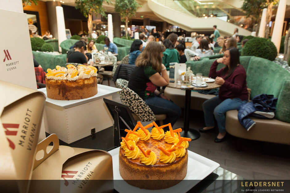 Cheesecake-Tasting im Marriott Hotel