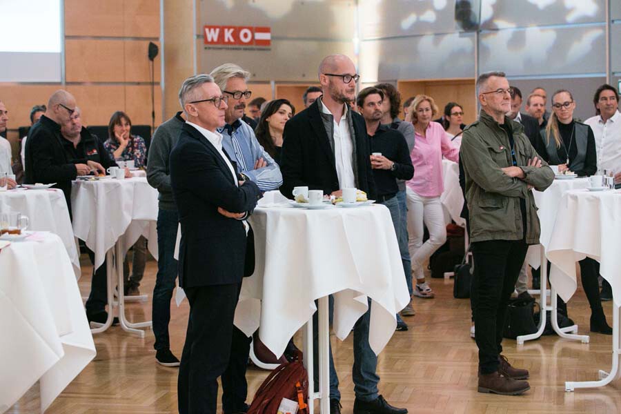 WKO Werbung - Denkfrühstück mit Harald Katzmair