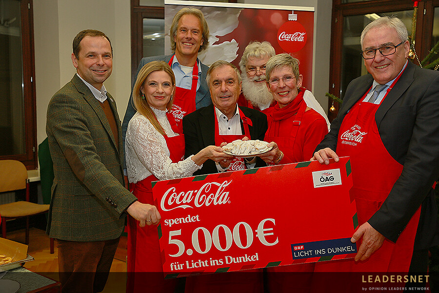 Charity Backen für "Licht ins Dunkel" - ÖAG & Coca Cola