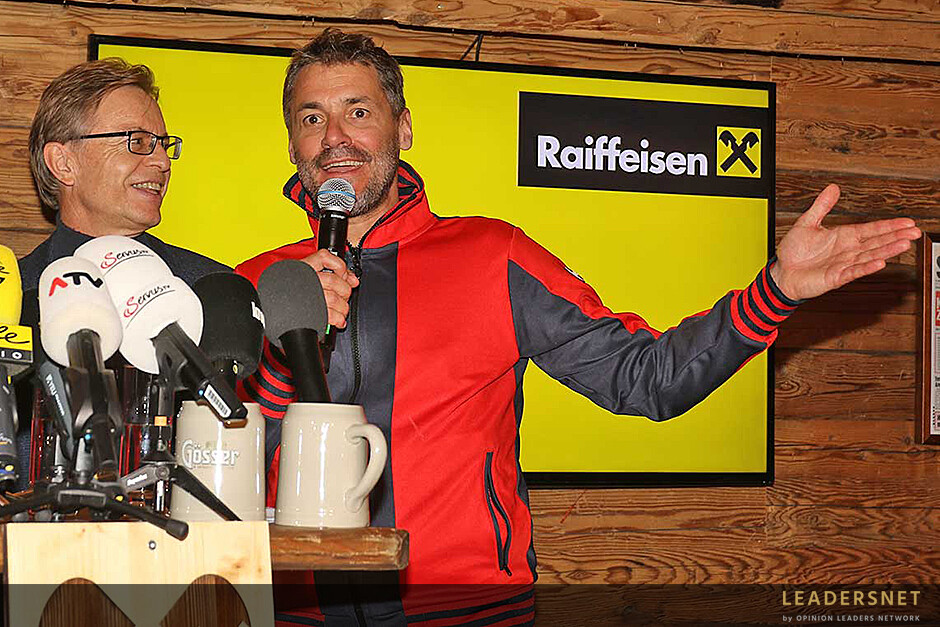 Raiffeisen-Sportlertreff mit Hermann Maier und Max Franz
