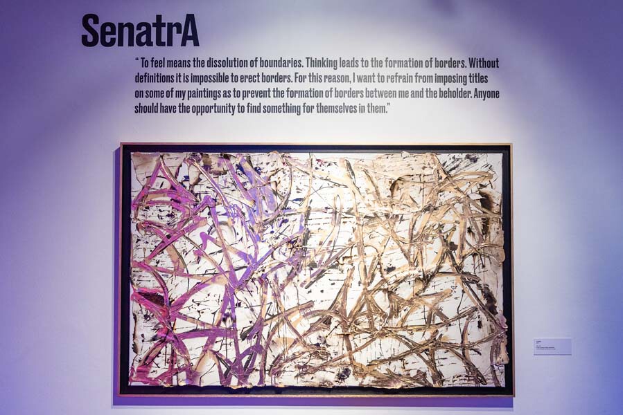 Malen von Alpha bis Omega: SenatrA im tresor im Bank Austria Kunstforum Wien