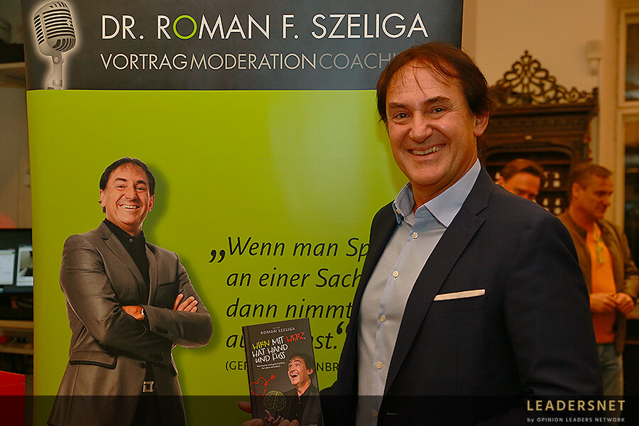 Buchpräsentation Roman Szeliga - Hirn mit Herz hat Hand und Fuß