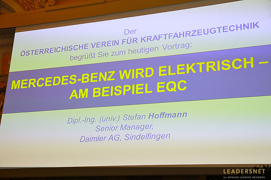 ÖVK Vortrag "Mercedes Benz wird elektrisch - am Beispiel EQC"