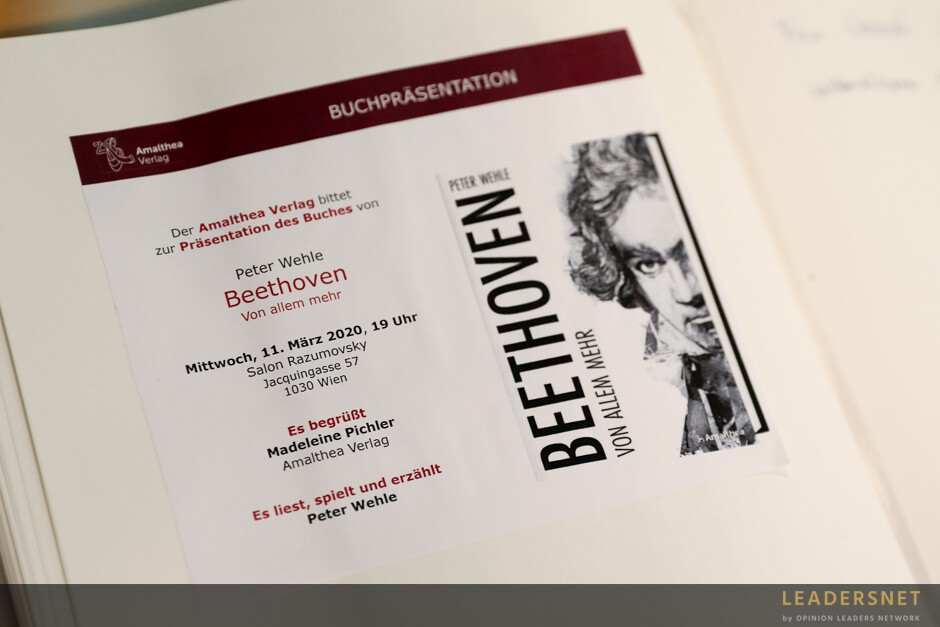 Buchpräsentation: Peter Wehle "Beethoven – Von allem mehr"
