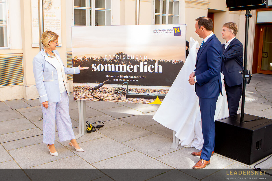 Pressekonferenz "Neue Werbelinie der Niederösterreich Werbung zum Sommer in Niederösterreich"