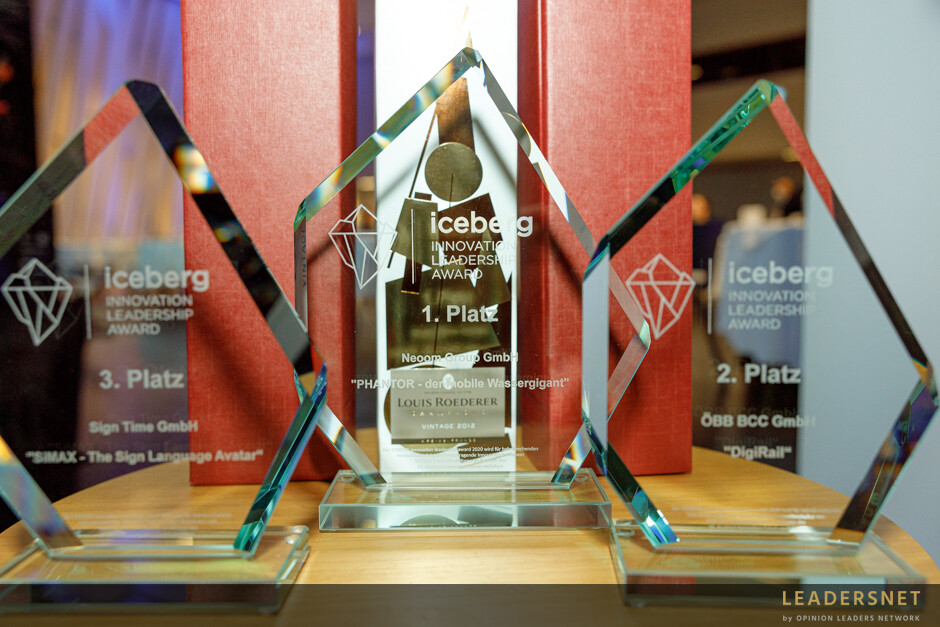 Verleihung des ICEBERG innovation leadership award