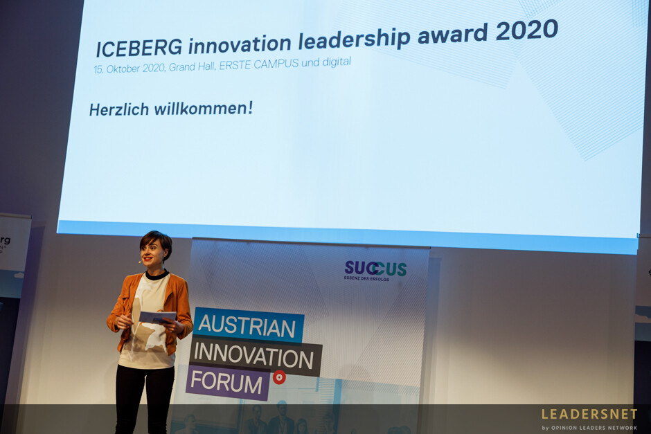 Verleihung des ICEBERG innovation leadership award