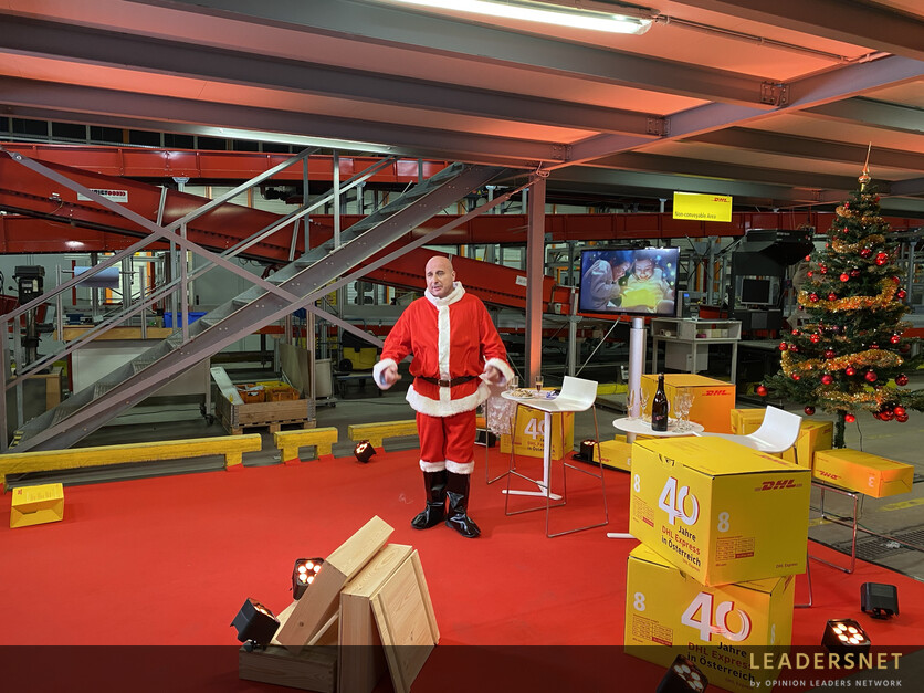 Virtuelle Weihnachtsfeier DHL Express