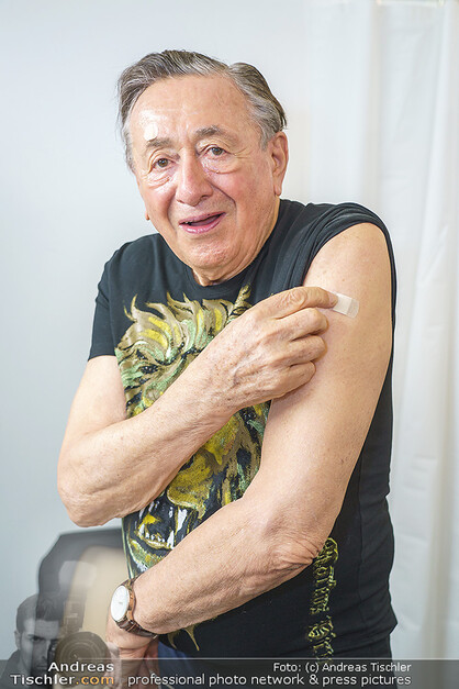 Richard Lugner erhielt die 2. Schutzimpfung gegen Covid-19