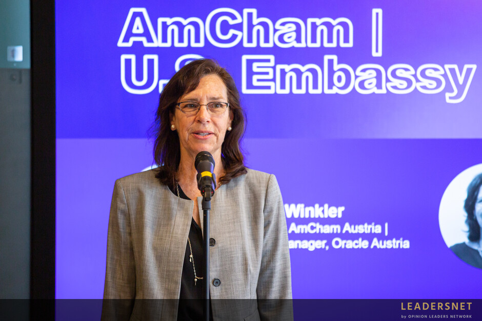 Pressekonferenz Amerikanische Handelskammer in Österreich (AmCham)