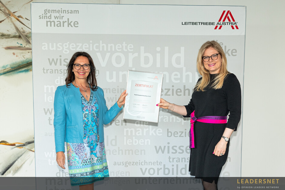 Zertifikatsverleihungen Leitbetriebe Austria