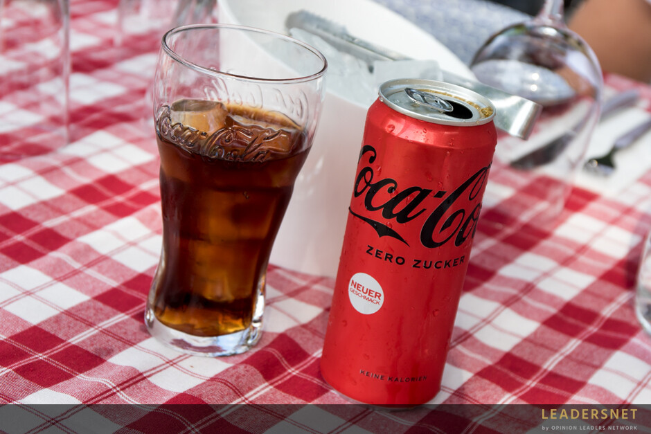Präsentation des neuen Coca-Cola zero