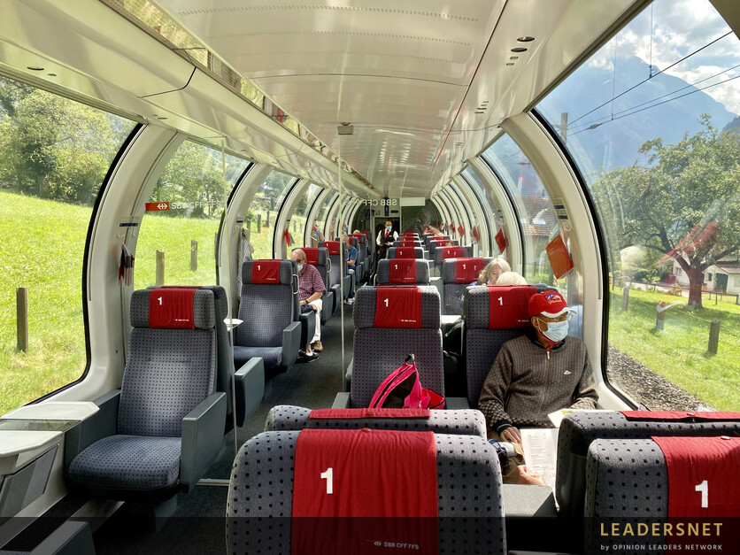 Alpenkreuzfahrt mit dem Zug durch die Schweiz