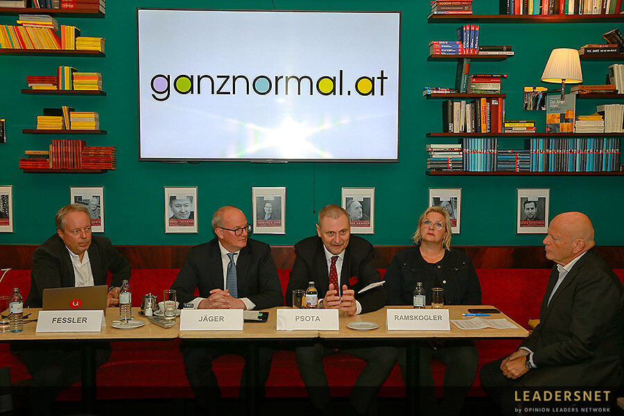 Pressekonferenz: „Neuer Präsident und neue Kampagne von ganznormal.at“