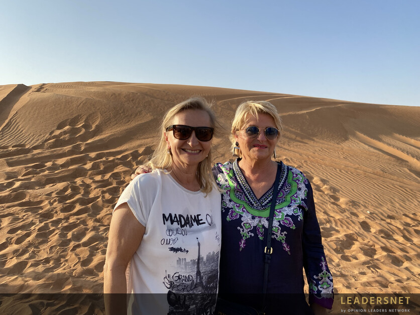Leitbetriebe Exkursion in die Wüste Dubai