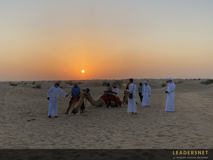 Leitbetriebe Exkursion in die Wüste Dubai