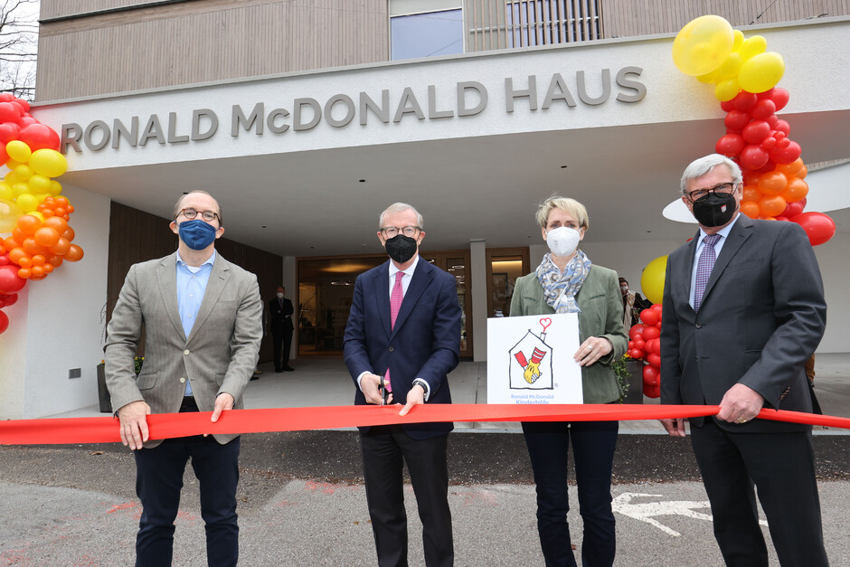 Offizielle Eröffnung des neuen Ronald McDonald Kinderhilfe