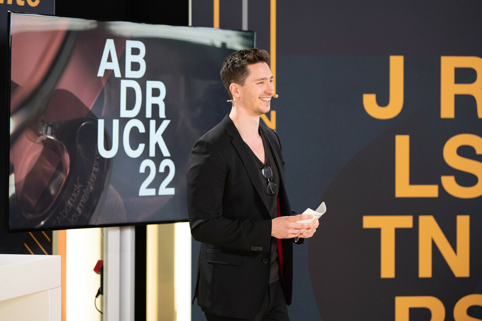 Verleihung Journalistenpreis "Abdruck" 2022