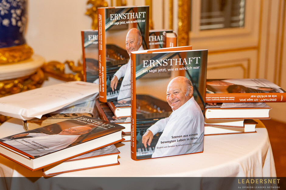 Exklusive Buchpräsentation von Senator Burkhard L. Ernst
