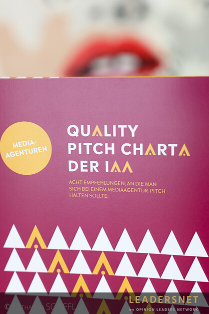 IAA Quality Pitch Charta Präsentation