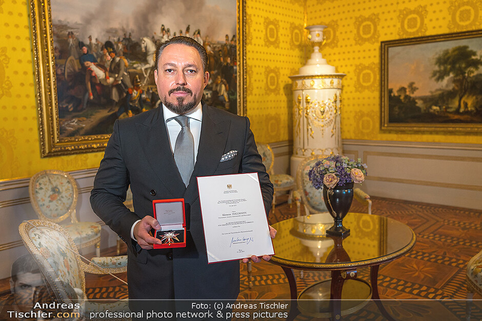 Klemens Hallmann erhielt das große Ehrenzeichens für Verdienste um die Republik Österreich