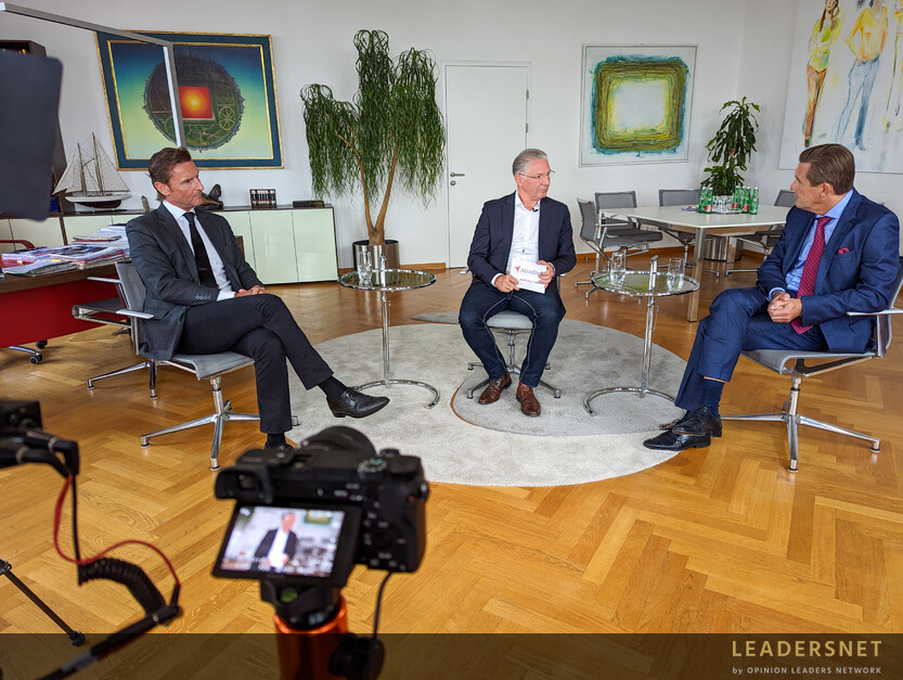 Vienna Wallstreet Talk mit Franz Maier, Atradius und Finanzstadtrat Peter Hanke