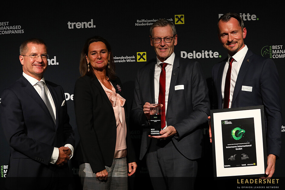 Verleihung der Austria’s Best Managed Companies Award 2022