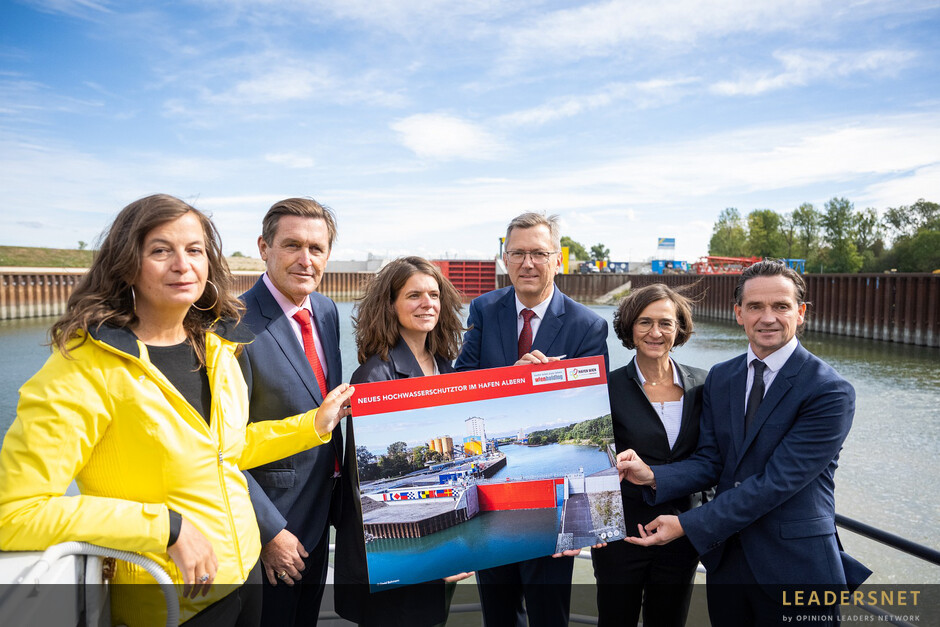 Wien Holding/Hafen Wien: Hafen Albern ist hochwassersicher