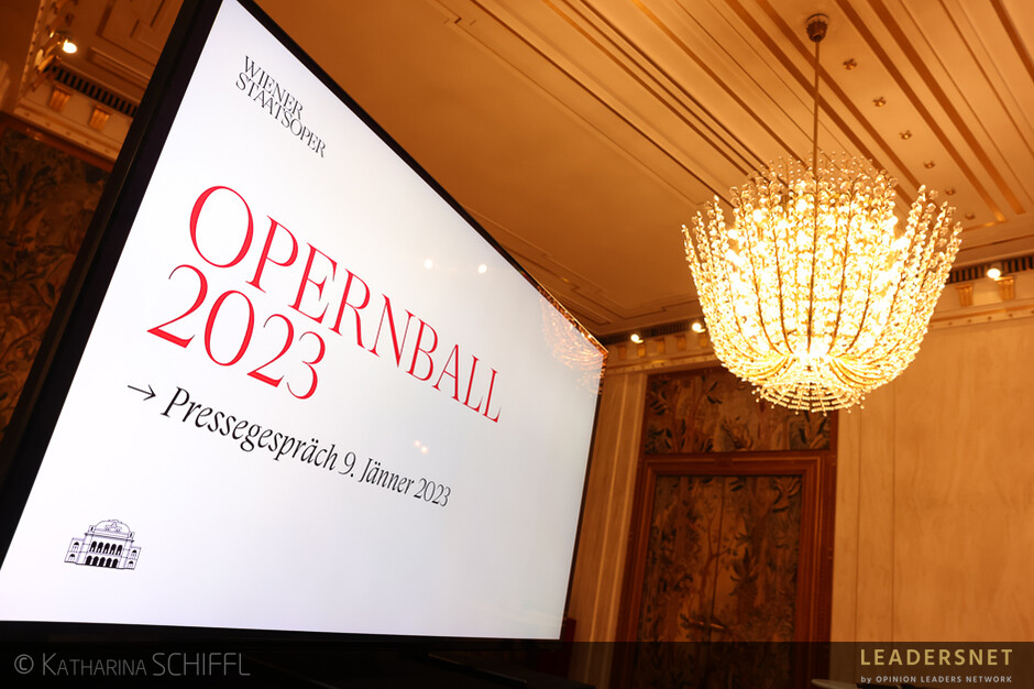 Pressekonferenz Wiener Opernball 2023