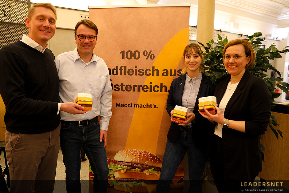 McDonald's Österreich: Best Burger Launch-Tasting