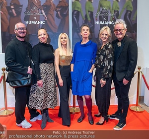 Humanic x Silvia Schneider und Kunstausstellung