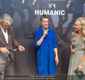 Humanic x Silvia Schneider und Kunstausstellung