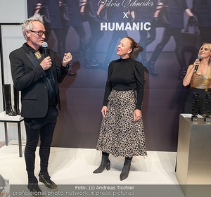 Humanic x Silvia Schneider und Kunstausstellung