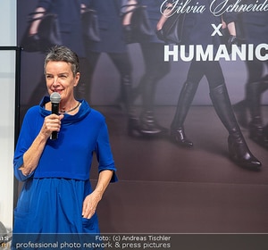 Humanic x Silvia Schneider und Kunstausstellung