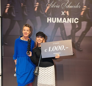 Humanic x Silvia Schneider und Kunstausstellung