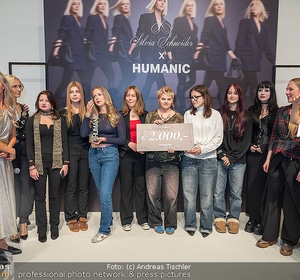 Humanic x Silvia Schneider und Kunstausstellung