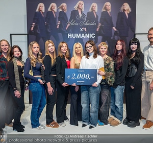 Humanic x Silvia Schneider und Kunstausstellung