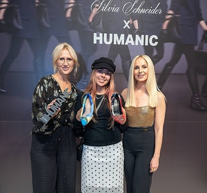 Humanic x Silvia Schneider und Kunstausstellung