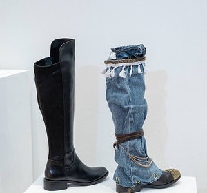 Humanic x Silvia Schneider und Kunstausstellung