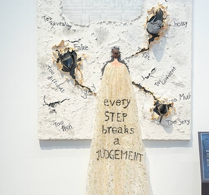 Humanic x Silvia Schneider und Kunstausstellung